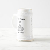 Chope À Bière Banjo Duet Stein (Devant gauche)
