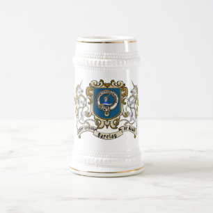 Chope À Bière Barclay Clan Badge & Licorne