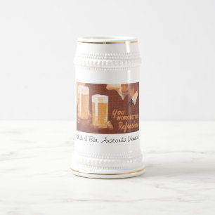 Chope À Bière Barre de Sladich, anaconda Montana