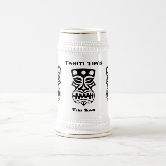 Chope À Bière Barre de Tiki (Centre)
