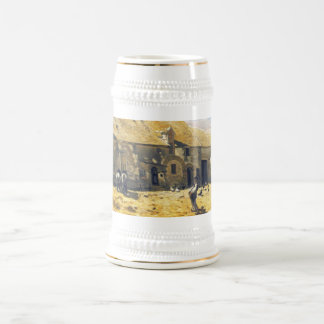 Chope À Bière Basse cour chez Chailly - Claude Monet