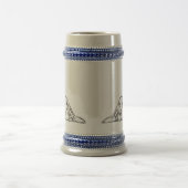 Chope À Bière basset blanc (Centre)