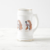 Chope À Bière Basset Hound (Devant droit)