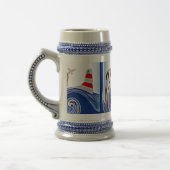 Chope À Bière Bateau à voile phare Nautical (Gauche)
