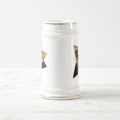 Chope À Bière Beau canard éponge à l'étang de l'Eurasie (Centre)