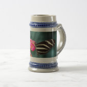 Chope À Bière Beau papillon (Devant droit)