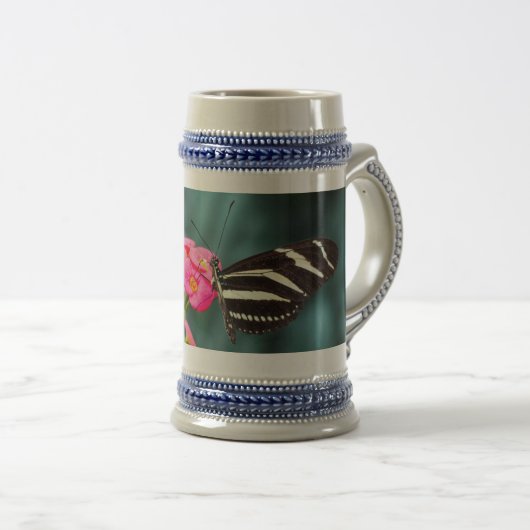 Chope À Bière Beau papillon (Devant droit)