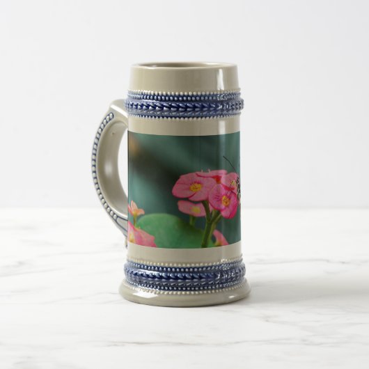 Chope À Bière Beau papillon (Devant gauche)