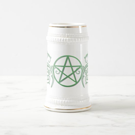 Chope À Bière Beau Pentacle Stein (Centre)