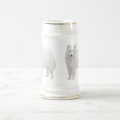 Chope À Bière Beau Samoyed (Centre)