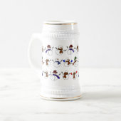 Chope À Bière Beaucoup d'neigeurs de Noël (Devant gauche)