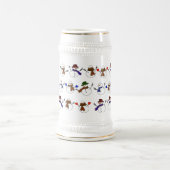 Chope À Bière Beaucoup d'neigeurs de Noël (Centre)