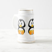 Chope À Bière bébé pingouin tux stein (Devant gauche)