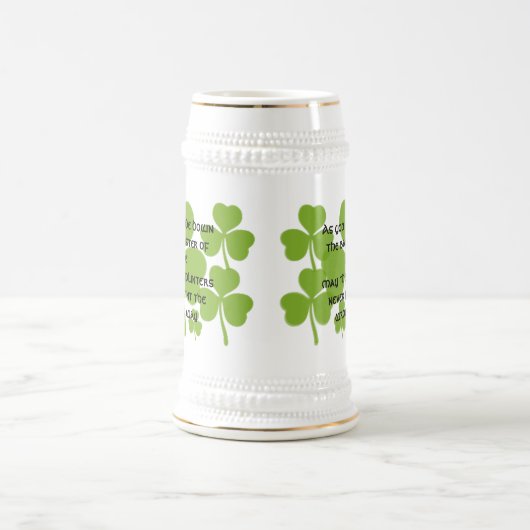 Chope À Bière Bénédiction des Mariages irlandais - (Centre)
