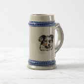 Chope À Bière Berger australien (Devant droit)