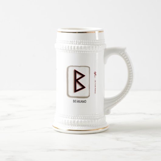 Chope À Bière Berkano RuneStone Stein (Droite)