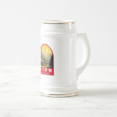 Chope À Bière Berne Suisse Travel Art Vintage (Devant droit)