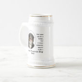 Chope À Bière Bernese Mt. Chien Papa Stein (Devant gauche)