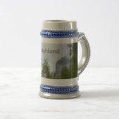 Chope À Bière Bière allemande Stein de château de Neuschwanstein (Devant droit)