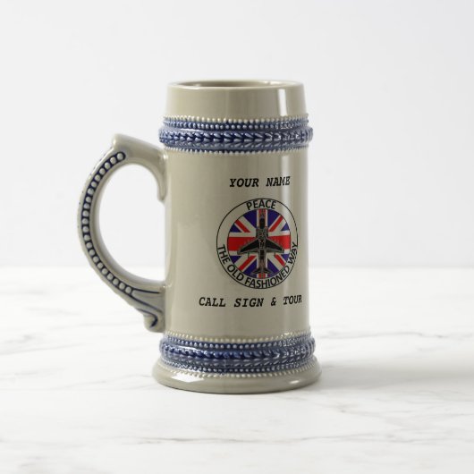 CHOPE À BIÈRE BIÈRE BRITANNIQUE STEIN DE JTAC (Gauche)