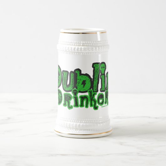 Chope À Bière Bière buveur Dublin Stein (Centre)