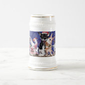 Chope À Bière Bière de Noël Stein Happy Farm Party - Fun (Centre)