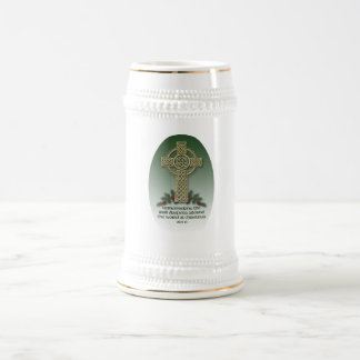 Chope À Bière Bière en céramique Stein de Noël irlandais de
