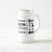 Chope À Bière Bière internationale (Devant droit)