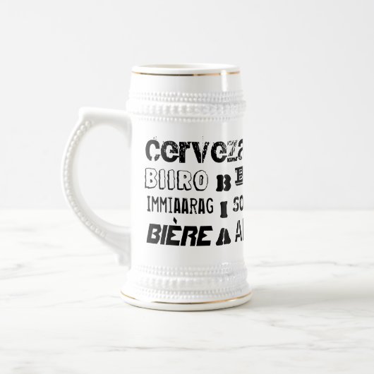 Chope À Bière Bière internationale (Gauche)