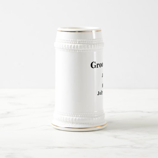 Chope À Bière Bière l'épousant faite sur commande Stein de (Centre)