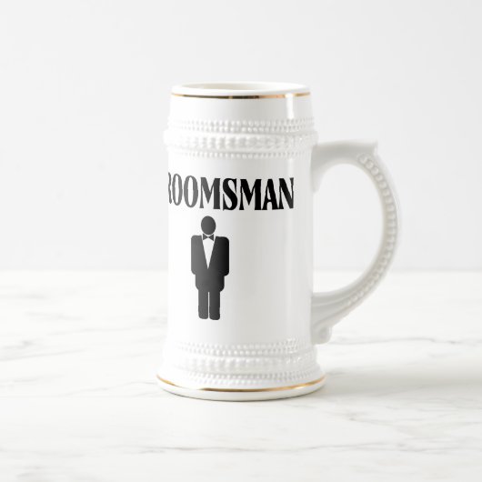 Chope À Bière Bière l'épousant faite sur commande Stein de (Droite)