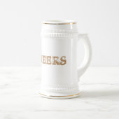 Chope À Bière BIÈRE personnalisable STEIN (Devant droit)
