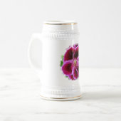 Chope À Bière Bière rose Stein de pensée (Devant gauche)
