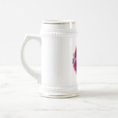 Chope À Bière Bière rose Stein de pensée (Gauche)