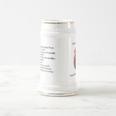 Chope À Bière Bière Stein 22oz de Christman (Centre)