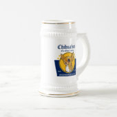 Chope À Bière Bière Stein - chiwawa borgne Cerveza (Devant droit)
