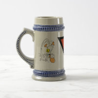 Bière Stein de bande dessinée d'aviation de canard