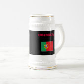 Chope À Bière Bière Stein de Coimbra Portugal (Devant droit)