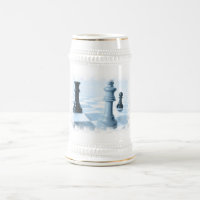 Bière Stein de conception d'échecs