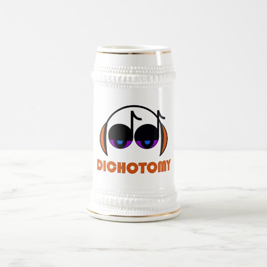 Chope À Bière Bière Stein de dichotomie (Centre)