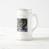 Chope À Bière Bière Stein de hibou (Devant droit)