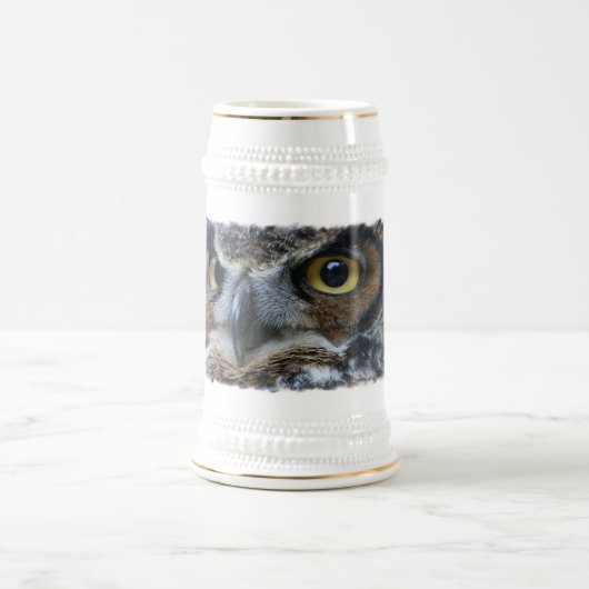 Chope À Bière Bière Stein de hibou (Centre)