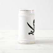 Chope À Bière Bière Stein de mécanicien de pirate (Centre)