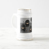 Chope À Bière Bière Stein de Ninja - cadeau de KItchy ! (Devant gauche)