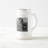 Chope À Bière Bière Stein de Ninja - cadeau de KItchy ! (Devant droit)