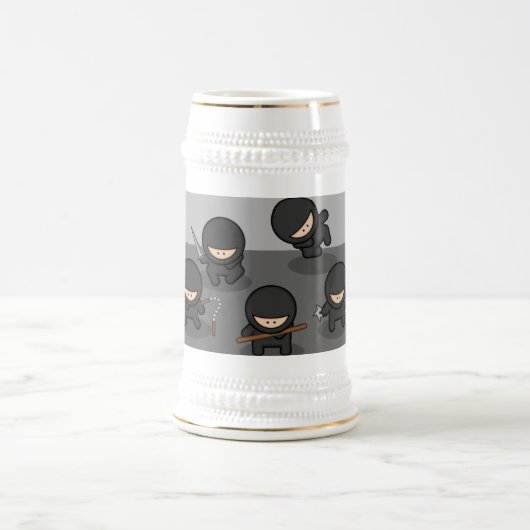 Chope À Bière Bière Stein de Ninja - cadeau de KItchy ! (Centre)