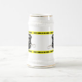 Chope À Bière Bière Stein de scène du crime de policier (Centre)