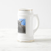 Chope À Bière Bière Stein de Schnauzer géant (Devant droit)