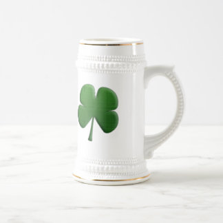 Chope À Bière Bière Stein de shamrock