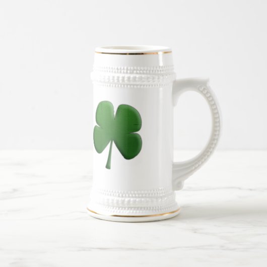 Chope À Bière Bière Stein de shamrock (Droite)
